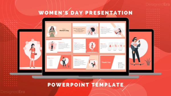 Women's Day Presentation Powerpoint Template, women lady girl