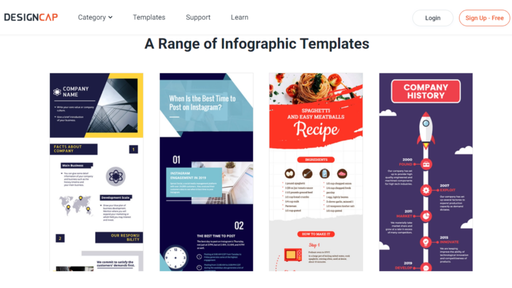 DesignCap 9 best Infographic designing online platforms for beginners