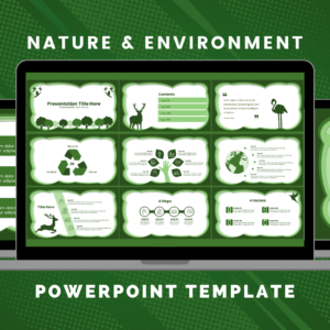 Nature & Environment Abstract Presentation PowerPoint Template