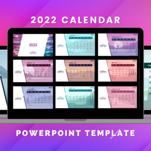2022 Calendar PowerPoint Template Free Download